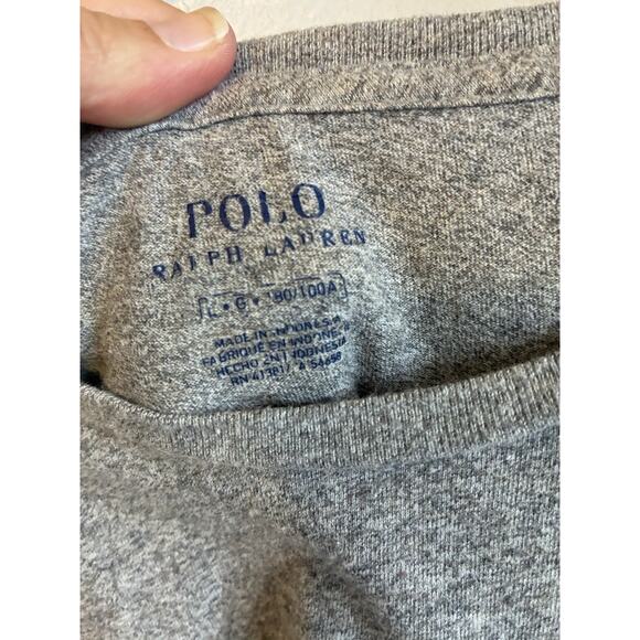 Polo Ralph Lauren Men's T-Shirt L Cotton Crewneck Pony Logo Preppy Casual Soft - Picture 8 of 10